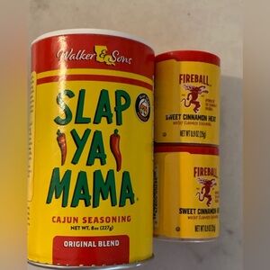 Slap Ya Mama Cajun Seasoning and Fireball Cinnamon Heat Set